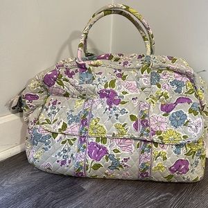 VERA BRADLEY WEEKENDER WATERCOLOR WITH CROSSBODY STRAP✨🌸